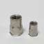 Stainless steel small countersunk head, half hex rivet nut, screw