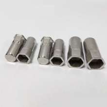 Stainless steel screw, small countersunk half hexagonal blind hole screw, rivet nut screw
