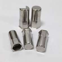 Stainless steel screw, small countersunk half hexagonal blind hole screw, rivet nut screw