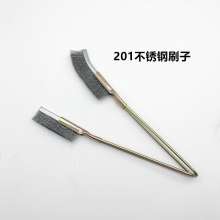 201 stainless steel wire brush cleaning rust brush mini stainless steel brush