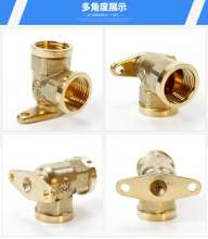 4 points inner tooth wire with seat copper elbow fixed joint pipe fittings 90 degree right angle plumbing fittings elbow
