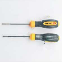 Manual screwdriver . 3 PCT cross Phillips word 75mm screwdriver . Screwdriver . Hardware tool massage handle. Sen lion tool 2013-3*75