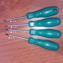 Chrome vanadium alloy steel with magnetic head multi-size M-type manual triangular head screwdriver . Screwdriver. Hardware tool 2022-1