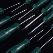 Plum star type hexagonal hollow with hole with magnetic screwdriver. Screwdriver. 10 sets of combination shaped screwdrivers. hardware tools