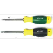Cross-word dual-purpose dual-head manual screwdriver. Screwdriver. Hardware Tools Senshi Tools Multi-Specification Repair Screwdriver 2020-Dual Use