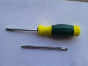 Cross-word dual-purpose dual-head manual screwdriver. Screwdriver. Hardware Tools Senshi Tools Multi-Specification Repair Screwdriver 2020-Dual Use