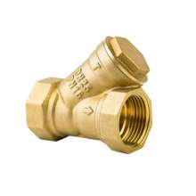Thickened all-copper Y-type filter. Household pipe water pipe valve. Water meter pre-filter. 4 points, 6 points, 1 inch, 1.5 inches, 2 inches, copper y-type filter