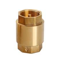 Vertical copper check valve spring type. valve. Check valve. Thickened tap water pipe check reverse one-way valve 4 points 20