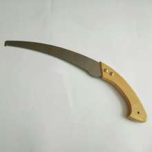 Factory wholesale wooden handle curved waist saw Japanese handmade woodworking saw garden fruit tree pruning saw logging saw