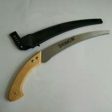 Factory wholesale wooden handle curved waist saw Japanese handmade woodworking saw garden fruit tree pruning saw logging saw