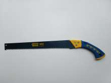 Factory wholesale 500 long plum plastic double color handle curved saw garden tools fruit tree saw logging hand saw