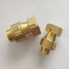 All copper joints reduce the diameter check valve. Anti-backflow check valve. Table connection. 4 points and 6 points water meter front check valve