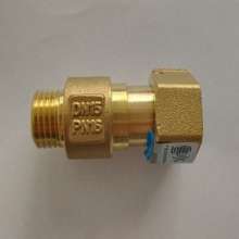 All copper joints reduce the diameter check valve. Anti-backflow check valve. Table connection. 4 points and 6 points water meter front check valve