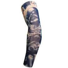 Tattoo Sleeve Flower Arm Tattoo Male Seamless Female Summer Sunscreen Glove Sleeve Sewed Ice Silk