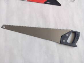 500MM long black plastic handle hand board saw woodworking saw garden tools sharp and wear-free