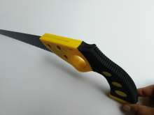 400mm two-color boutique rubber handle chicken tail saw garden tools fruit tree saw woodworking saw logging saw