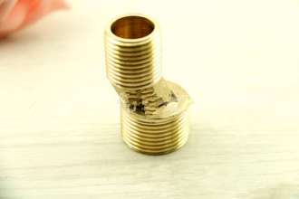 Partition 6 points copper adapter, 45 degree eccentric elbow, 15*20 1/2*3/4 external elbow, hardware accessories, plumbing adapter, who warm accessories, copper fittings