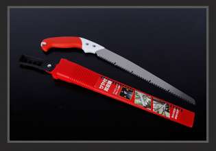 Factory direct Shun Kun tool plastic handle waist shell fruit tree saw 320mm hand woodworking saw fruit branch saw