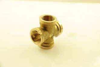 6 points 3/4, all copper cross four-way, inner teeth 170g, plumbing fittings, adapter fittings, hardware fittings, plumbing adapter fittings, copper fittings