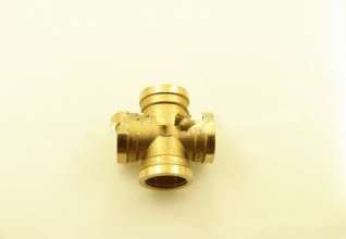 6 points 3/4, all copper cross four-way, inner teeth 170g, plumbing fittings, adapter fittings, hardware fittings, plumbing adapter fittings, copper fittings