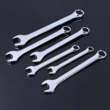 Factory wholesale multi-standard opening plum flower mirror combination wrench chrome vanadium steel fast   Combination wrench Double-headed manual wrench Dual-purpose opening Wrench