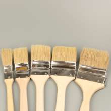 Industrial marine elbow brush long handle brush solvent resistant paint brush cleaning sweeping pig bristle brush