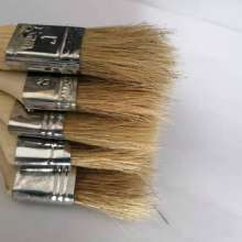 1-4 inch wooden handle sheet brush brush plastic pig bristle paint brush FRP disposable paint brush paint tool brush