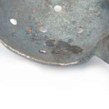 Spring steel mud scoop, hand forged hole shovel, agricultural digging power pole tool, piling iron spoon, mud scoop with hole, agricultural tools