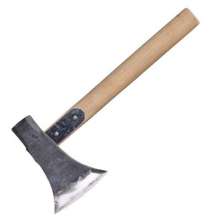 Forged long handle axe, outdoor camping tools, mountain felling axe, household chopping wood axe, woodworking axe, wooden handle hammer axe