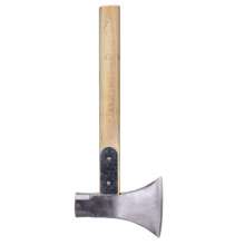 Forged long handle axe, outdoor camping tools, mountain felling axe, household chopping wood axe, woodworking axe, wooden handle hammer axe