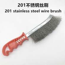 Wire brush knife brush 201 stainless steel wire brush rust crevice cleaning brush