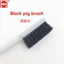 Black pig hair brush, copper wire brush, stainless steel wire toothbrush type wenwan tool rust cleaning industrial toothbrush brush