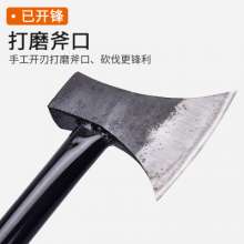 All steel forged iron handle axe, strong axe, firewood axe chopping axe, welded steel axe, 2 kg large axe, felled axe, agricultural tools