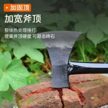 All steel forged iron handle axe, strong axe, firewood axe chopping axe, welded steel axe, 2 kg large axe, felled axe, agricultural tools