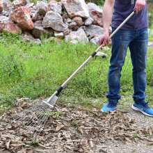 Stainless steel grasshopper, dead leaf scorpion, steel wire scorpion scorpion, telescopic scorpion, multi-tooth scorpion, gardening garden tools, rice bran, agricultural tools