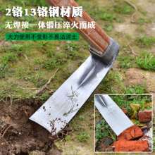 Stainless steel chrome steel hoe, agricultural vegetable hoe, wasteland hoe, weeding hoe, long handle hoe, strip hoe, 828 105 chrome steel hoe, hoe hoe, hoe head