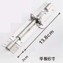 4-8 inch stainless steel anti-theft latch. Rugged wooden door metal door lock. Latch. Lock. Left and right latches