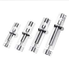 4-8 inch stainless steel anti-theft latch. Rugged wooden door metal door lock. Latch. Lock. Left and right latches