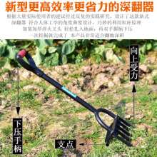 Outdoor land reclamation tools, earth-turning artifacts, deep-turning devices, scorpions, agricultural manual tools, soil tools, earth-cutting forks, forks