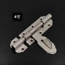 Thickened heavy duty latches. Padlock stainless steel latches. The door bolts are mounted with a lock. Left and right latch wholesale