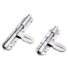 Thickened heavy duty latches. Padlock stainless steel latches. The door bolts are mounted with a lock. Left and right latch wholesale