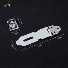 Stainless steel padlock lock card. Padlock. Lock. Lock. Thickened anti-theft luggage accessories. Small sling. Buckle. Stainless steel lock
