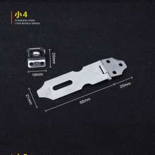 Stainless steel padlock lock card. Padlock. Lock. Lock. Thickened anti-theft luggage accessories. Small sling. Buckle. Stainless steel lock