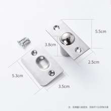 The stainless steel door touches the magnet. Strong magnetic cabinet door touch. Strong door touch. Beaded door spring beads. lock