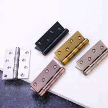 Stainless steel hinged hinge. hinge. 4 inch 5 inch silent bearing folding wooden door door hinge. hinge