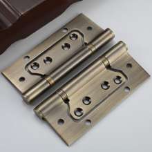 Stainless steel mother hinge. hinge. Thickened wooden door hinge mute silencer bearing hinge 4 inch / 5 inch 2.5