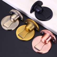 Positive 304 stainless steel suction door touch Ground-mounted punch-free plastic strong magnetic anti-collision stealth door touch door