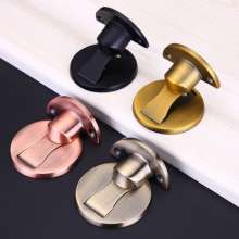 Positive 304 stainless steel suction door touch Ground-mounted punch-free plastic strong magnetic anti-collision stealth door touch door