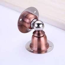 Punch-free stainless steel door suction. The door touched. Bathroom door resistance. Anti-collision door stop strong magnetic door opener wall dual-use small bell door suction