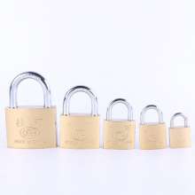 Cedar ring printing padded word padlock Imitation copper anti-theft drawer door lock Multi-standard lock head home padlock